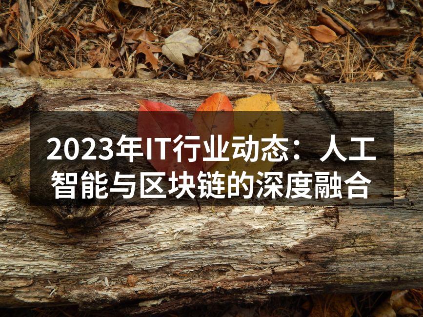 2023年IT行业动态：人工智能与区块链的深度融合