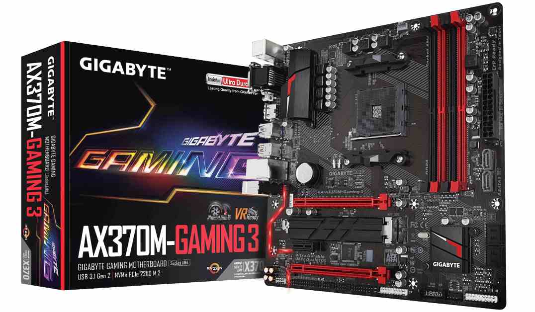 Gigabyte Motherboard GA AX370M-Gaming 3